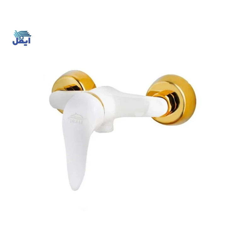 شیر توالت مدل اردکی سفید طلا