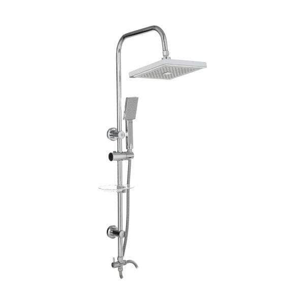 ست 9تکه کروم همراه علم دوش 2کاره مدل رسوبگیر